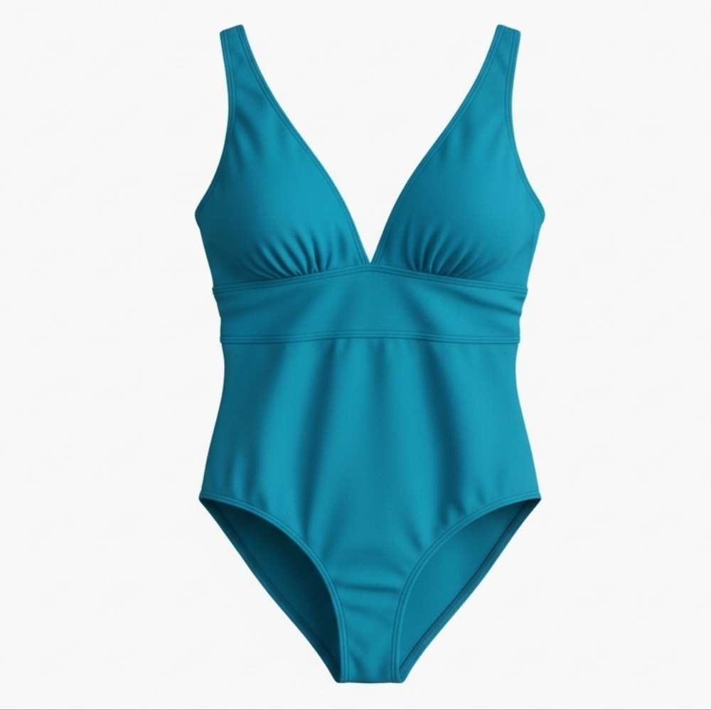 Kona Sol Blue One Piece Swimsuit
